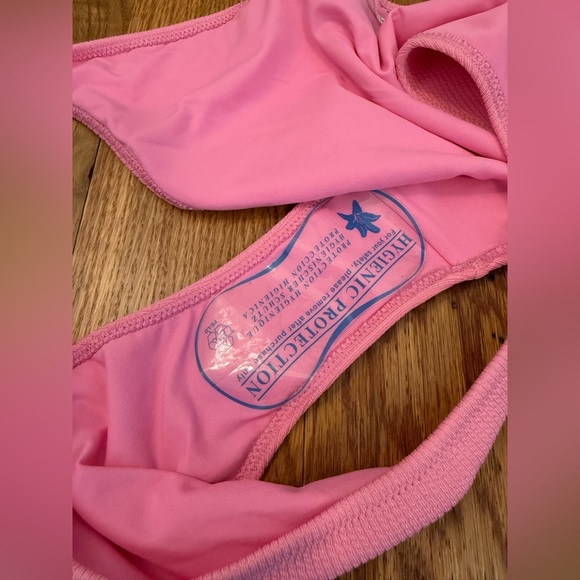 Melissa Odabash Ribbed Pink Bikini Bottoms Size 10 - Picture 10 of 10